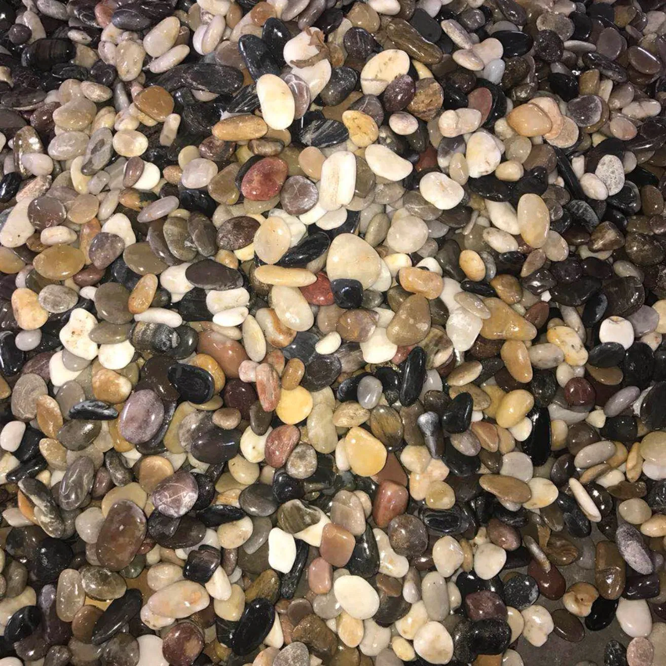High Polished Mix Color River Stone Cheap Paving Stone Pebble for Decorative Stone