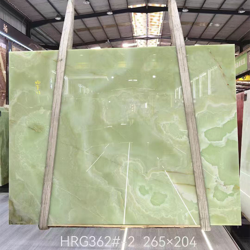 Transparent Backlit Green Onyx Panel Onyx Marble Stone Wall &amp; Flooring Tiles