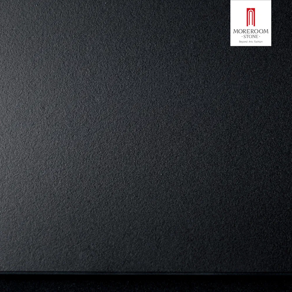 Glazed Polished Sintered Stone Black Marble Slabs for Luxury Villa Interior Flooring