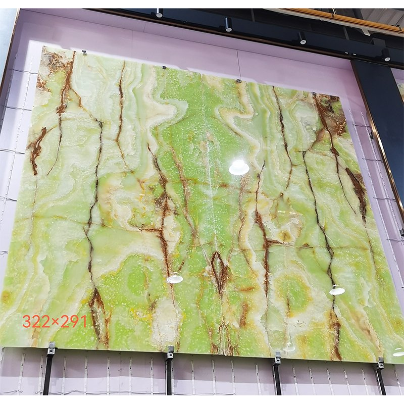 Transparent Backlit Green Onyx Panel Onyx Marble Stone Wall &amp; Flooring Tiles