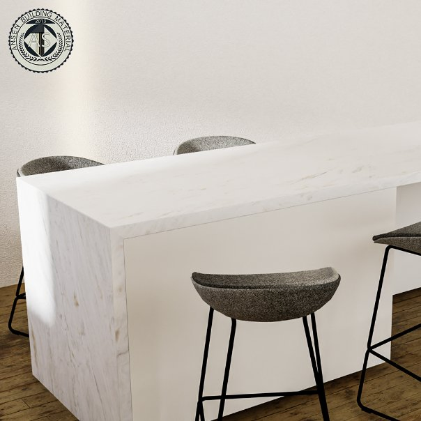 Polished Artificial Quartz Stone for Countertops/Vanity Tops/Hotel Design Tai Mahal Printed Quartz