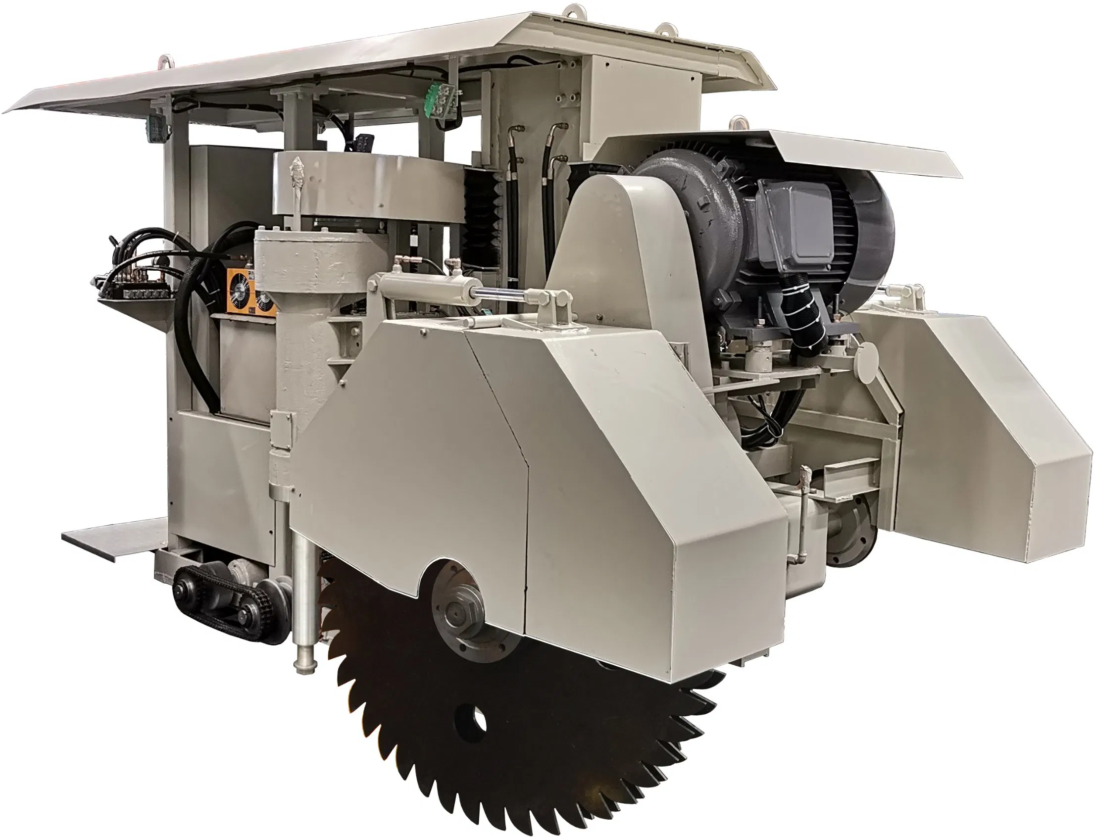 2026 Hkss-1400 Limestone Sandstone Horizontal and Vertical Multi-Blade Quarry Building Block Cutting Machine by Electric Power Generator on Rail Moving