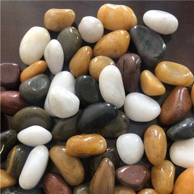 Factory Wholesale Mixed-Color High-Polished Pebble Stones, Cobblestones, Good Price Landscape Stone