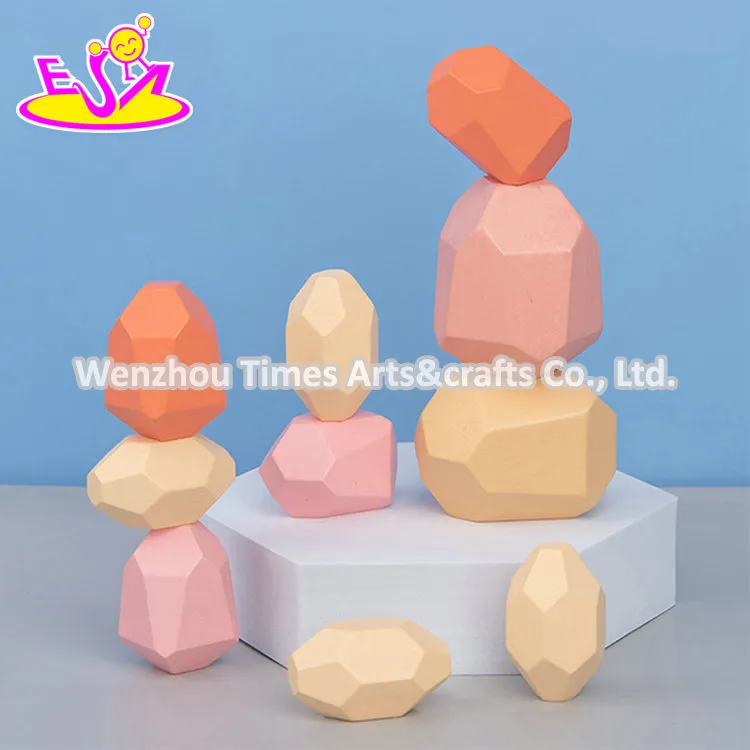 Wooden Stone Blocks Stacking 6