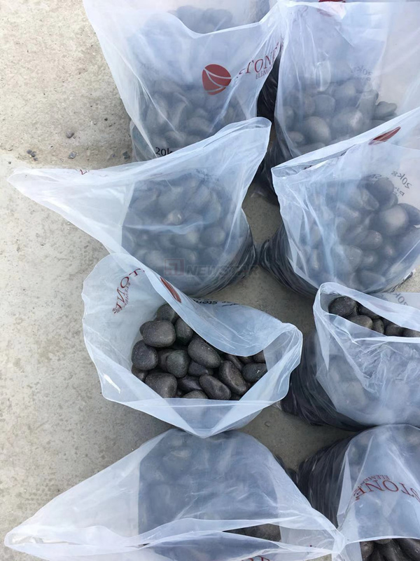 Landscape Natural River Stone Pebbles Garden Decoration Wholesale River Stones Mosaic Tile Wall and Floor Pebble Paving Matte