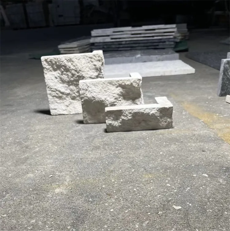 White Granite Mushroom Stone 6