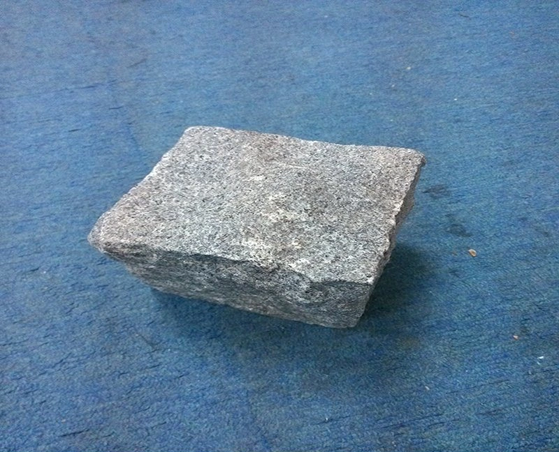 Grey Granite G654 Cobblestones Silver Light Grey Flamed Pavers