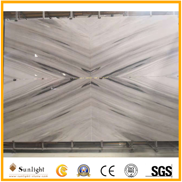 High Polished Bookmath White Onyx Stone for TV Set Background Wall/Interior Decoration Projects