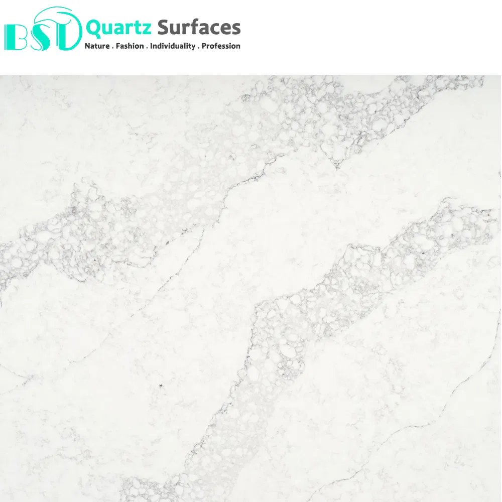 Non-Silica Calacatta Quartz Zero-Silica Engineered Stone for Modern Kitchens