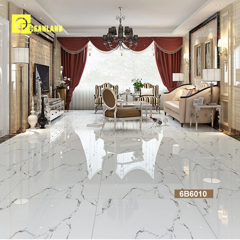 Foshan Polished Vitrified Marble Porcelain Ceramic Floor Bathroom Wall Tile