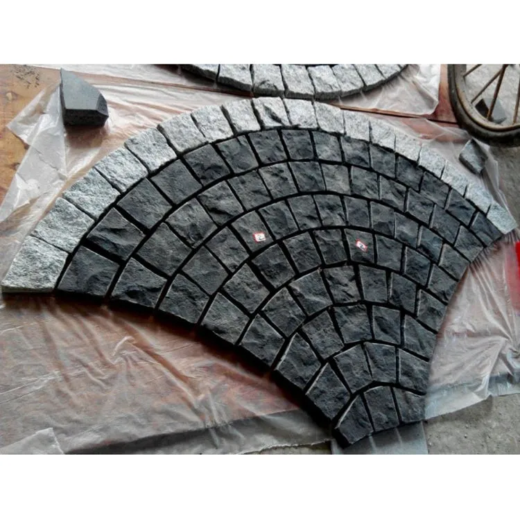 Fan Shape Paver Design