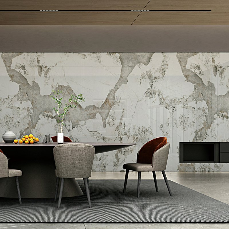 Wholesale Polished Pandora Artificial Ceramic 1200*2400mm Sintered Stone for Wall Floor Countertop