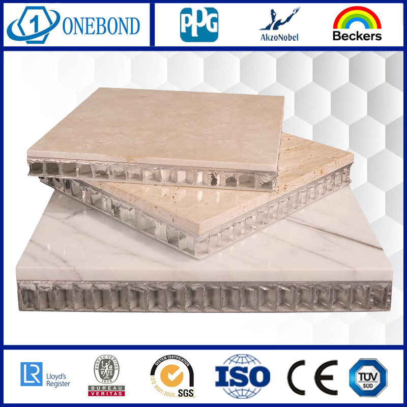 Sandstone Slate Aluminum Honeycomb Flooring Panel in Various Thicknesses
