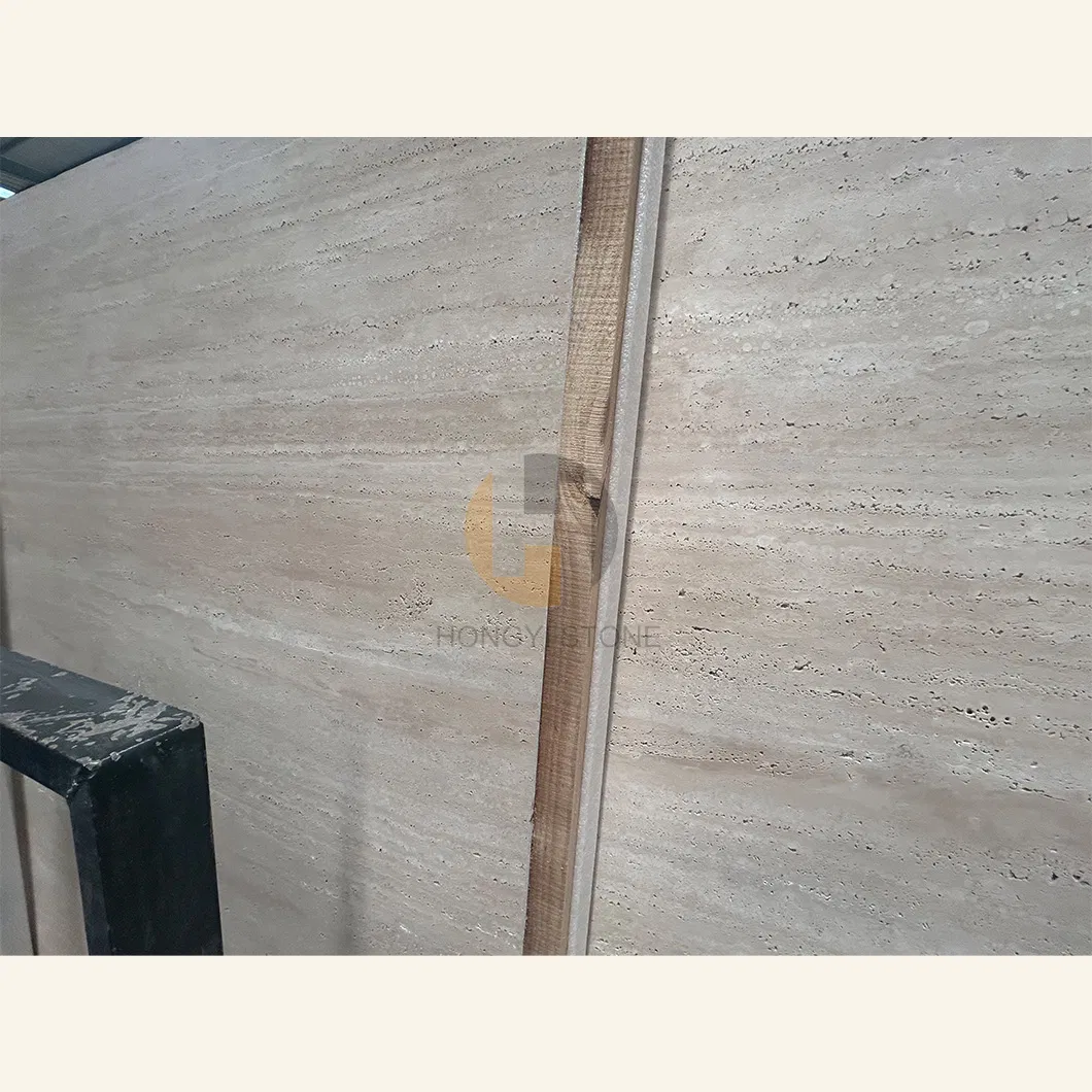 Best Price Roman Travertine Stone Slab for Exterior and Interior Decorative Tile Honed Tumbled