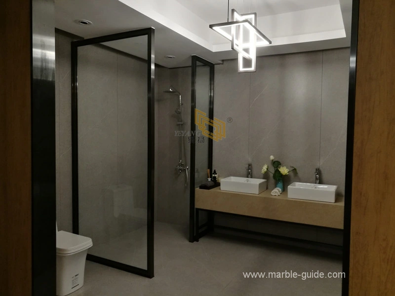 Soft/Shiny Polished Venice Grey Sintered Stone for Decoration/Bathroom/Wall/Table/Kitchen/Countertop