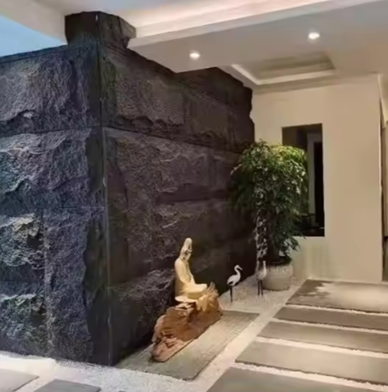 Decorative PU Faux Stone Panels Flexible Artificial Veneer PU Stone Wall Panel