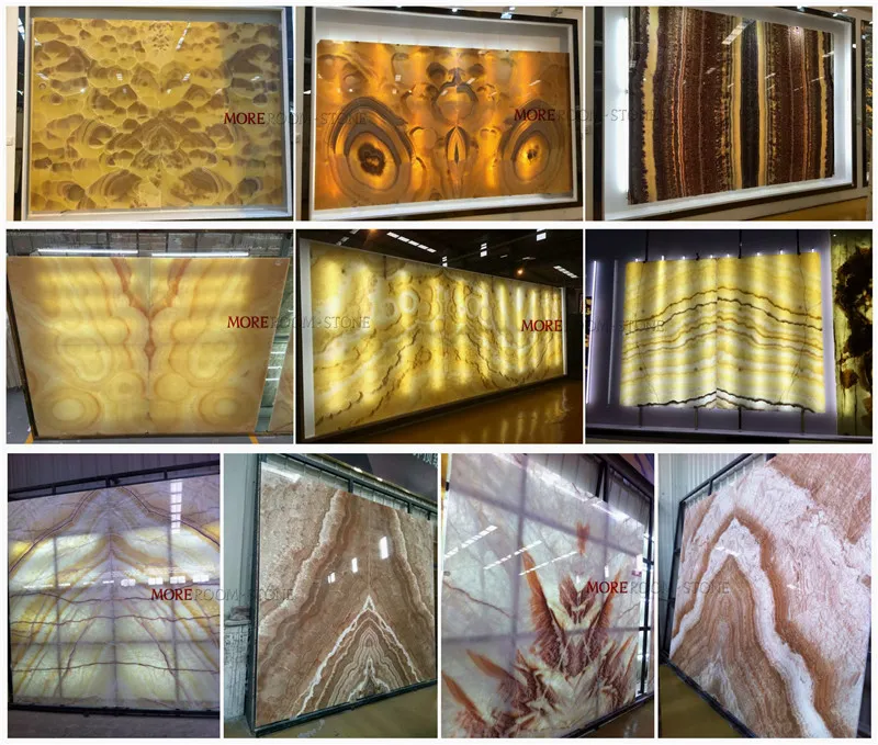 Bookmatched Onyx Slab