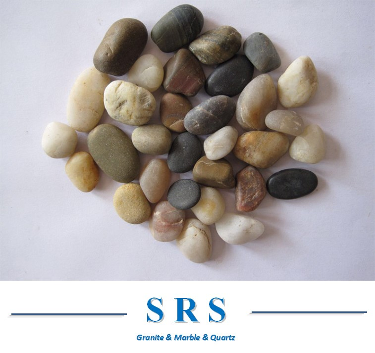 Natural Polished Pebble Stone for Landscape Paving Outside Flooring Playground Cobblestone