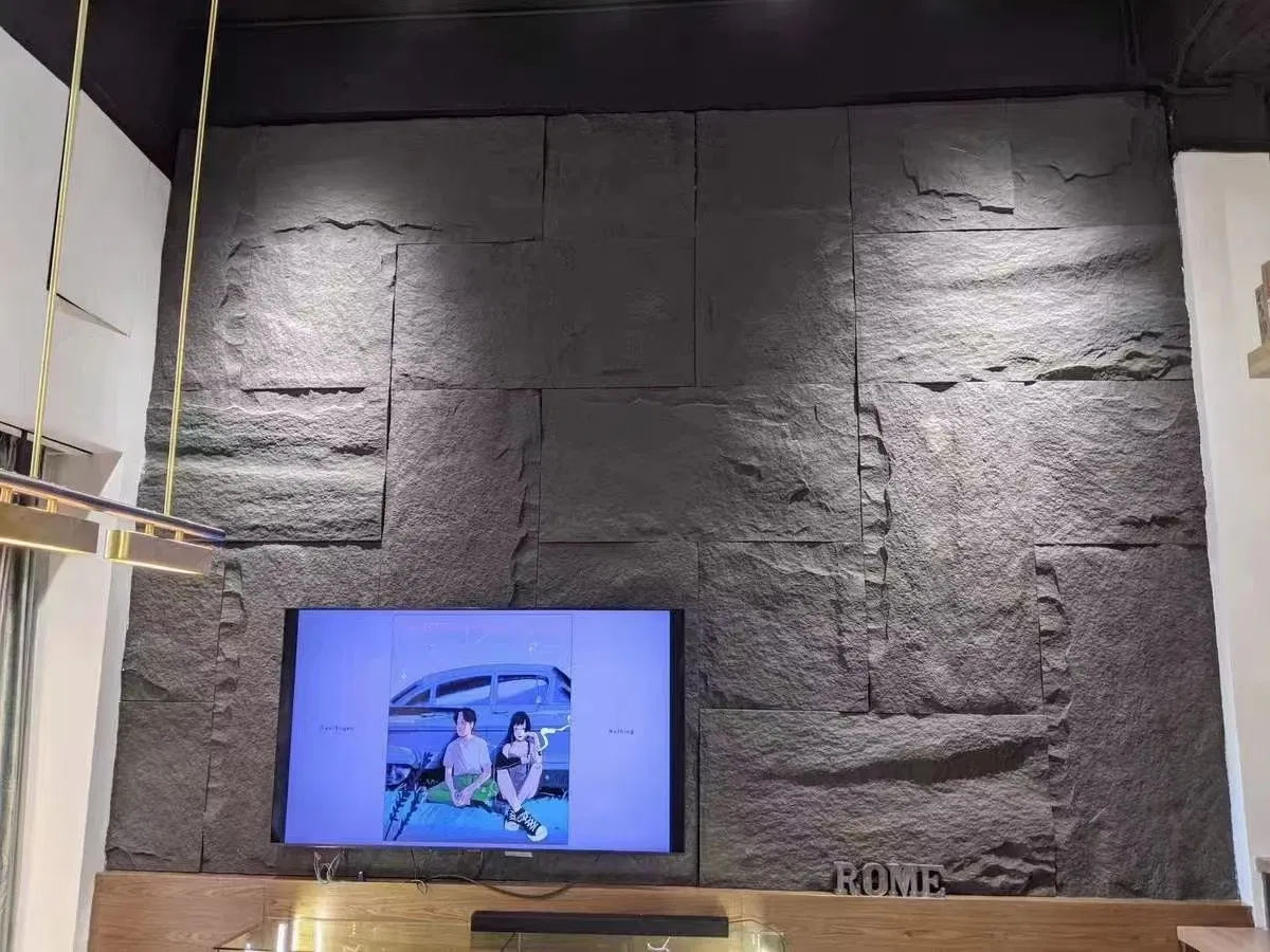 Auuan Popular High Quality Veneer Faux Stone Panel for Villa House Interior