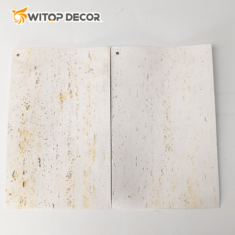 Sandstone Flexible PU Faux Stone Polyurethane Wall Panel for Exterior