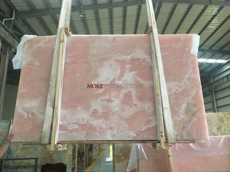 Natural Pink Onyx Stone Slab