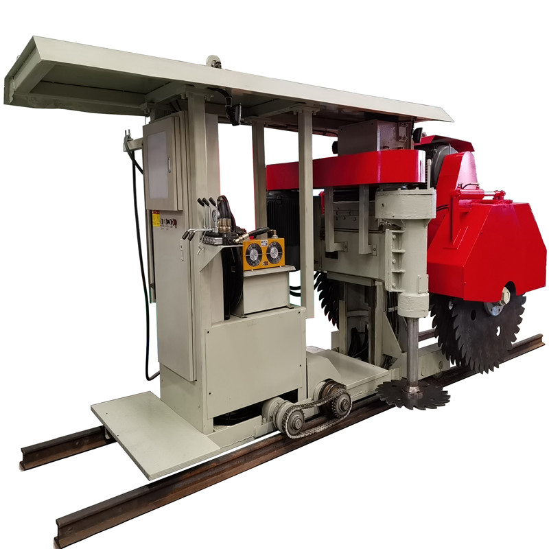2026 Hualong Machinery Hkss-1400 Rail Electric Quarry Sandstone Block Sawing Cutting Machine for Limestone Laterite