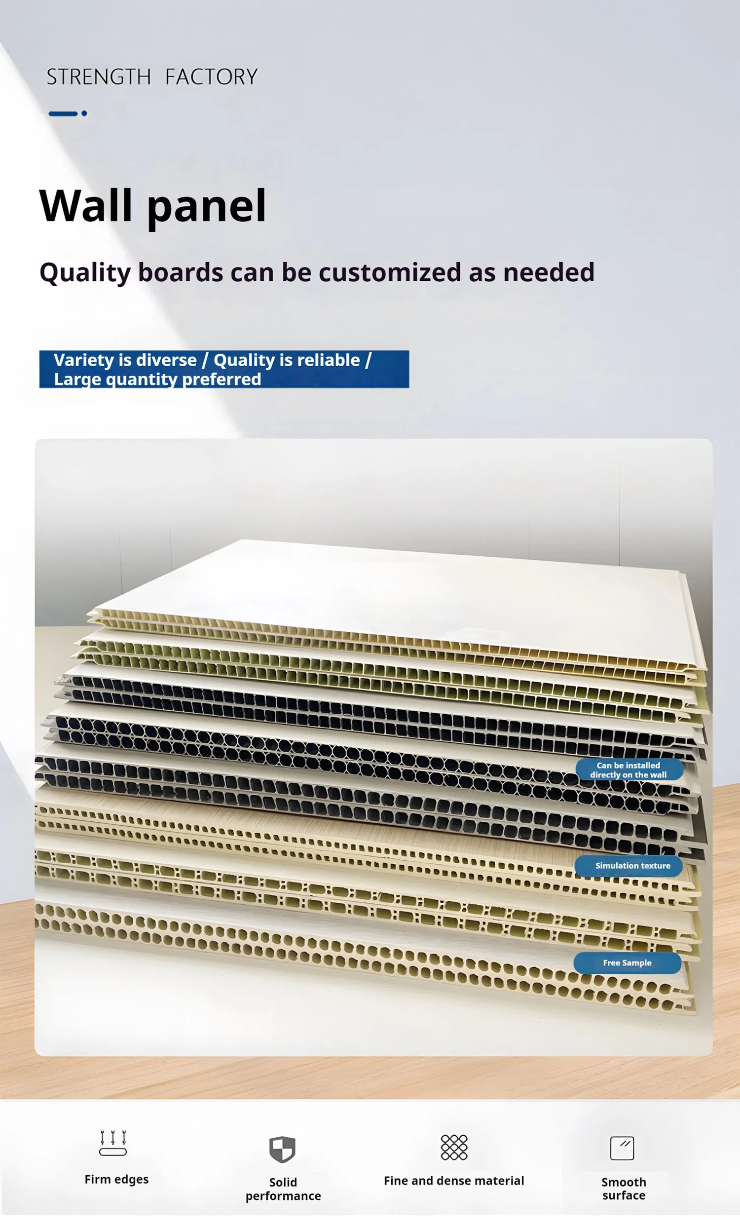 PVC Stone Sandstone Effect Wall Panels