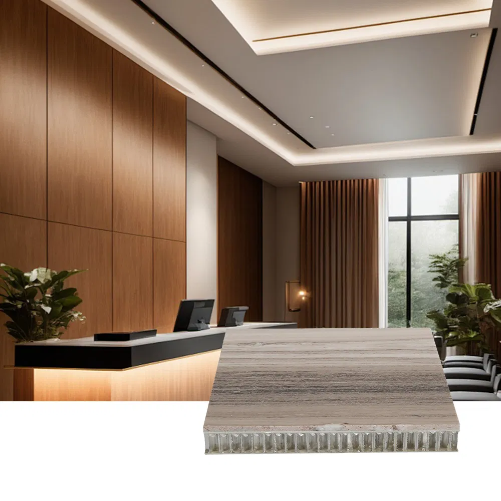 Custom Thickness Marble Sandstone Granite Natural Stone Composite Honeycomb Panel