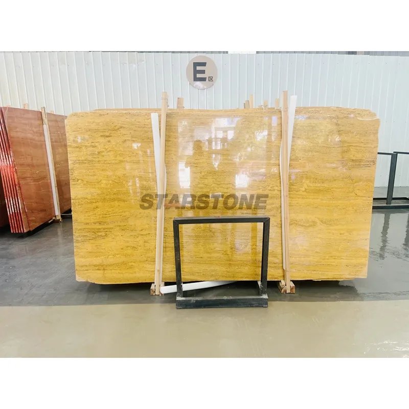 Natural Marble Stone Polished Honed Travertine 1