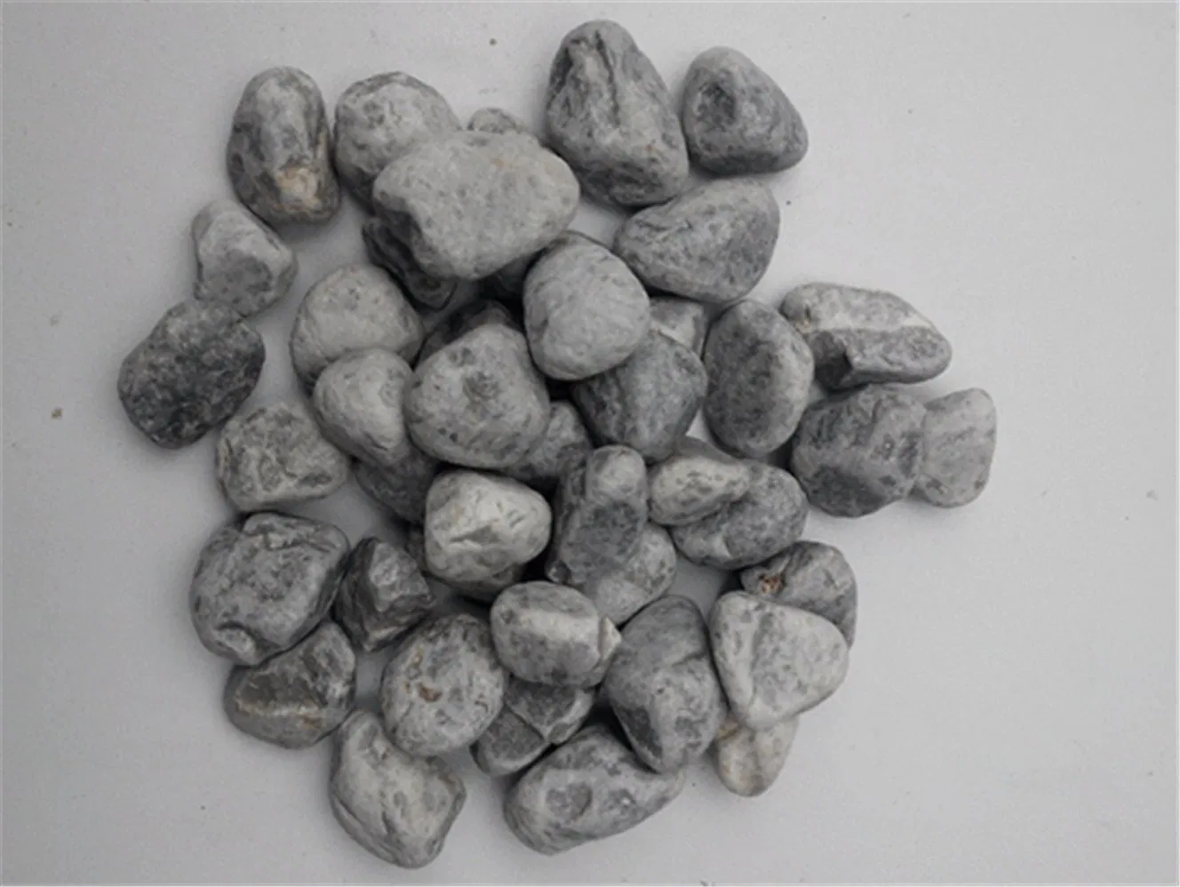 Grey Machine Pebble Stone for Garden Landscape Decoration Outdoor Project