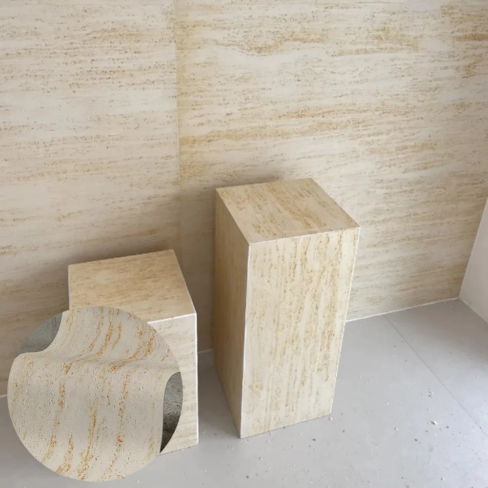 Flexible Sandstone Look Panels for Exterior Column with Reinforced Fiberglass Mesh Backing