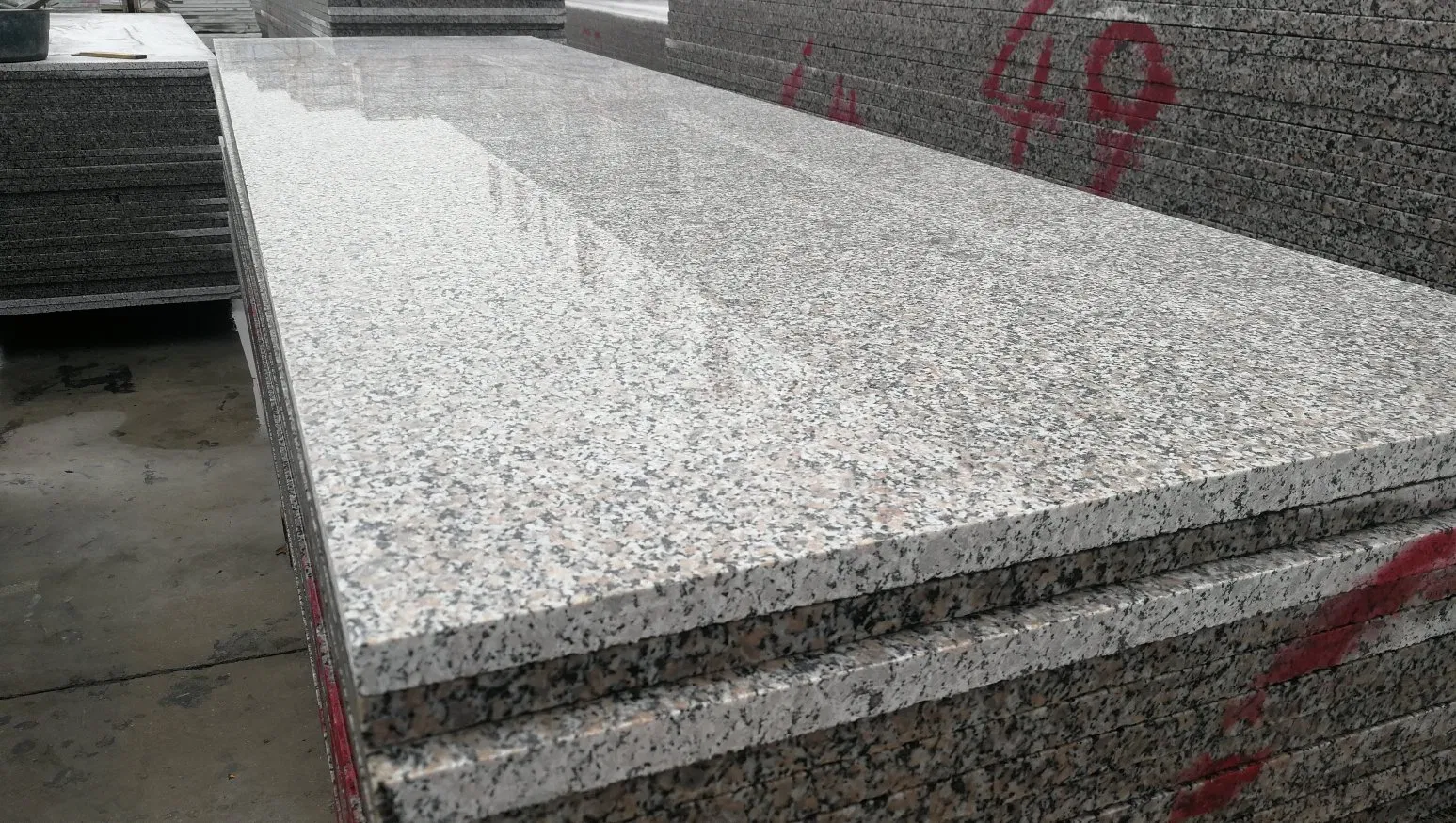 Natural Chinese New G664 Polished Granite Slab for Ecuador