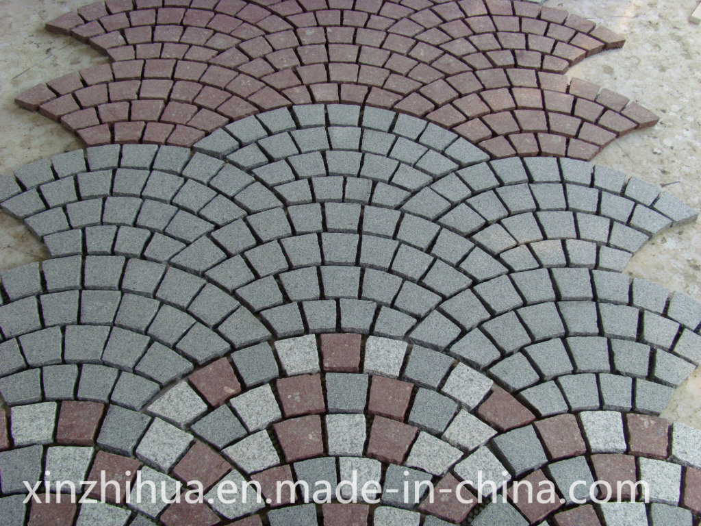 Natural Spit/Saw Cut/Bush Hammered/Customize Size Granite Kerb/Paving/Cube/Cobble Stone for Landscaping/Paving/Parking/Driveway