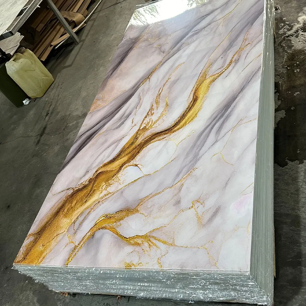 PVC Carbon Slate Marble Board Wall Panel PVC UV Marble Sheet Wall Paneling Sheet