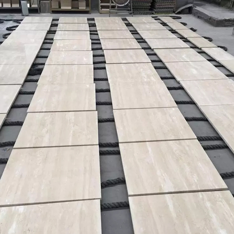 China Navona White Travertine Floor &amp; Wall Tile for Interior &amp; Exterior Facade Wall Cladding