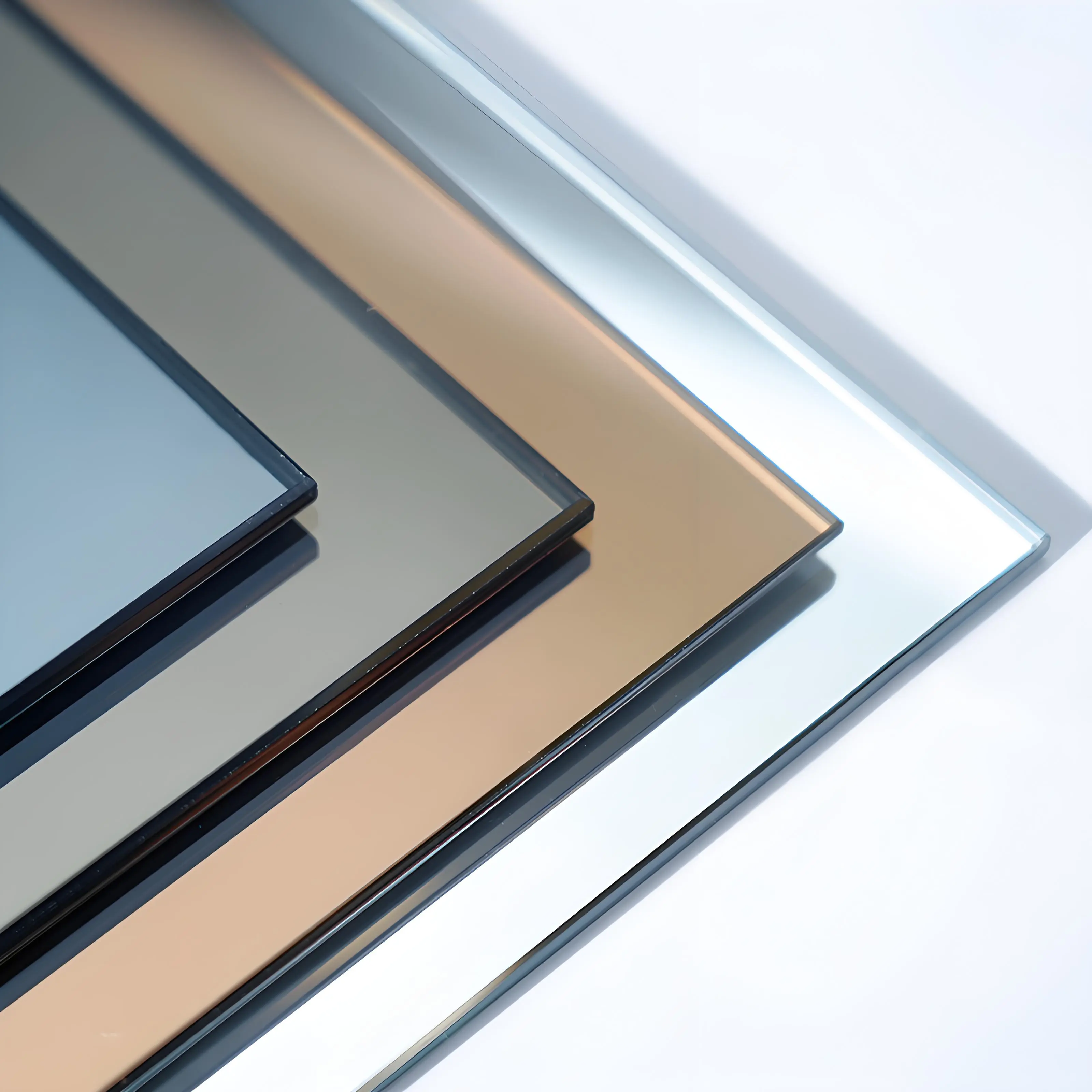 Copper-free mirror features