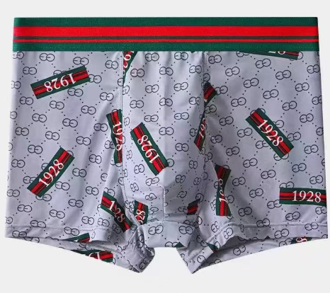 Custom Logo/Design Men's Mid-Rise Breathable Knitted Boxer Briefs Underwear OEM/ODM Service