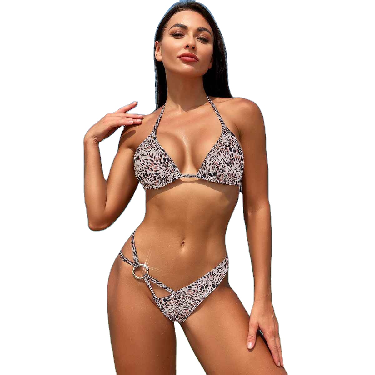 Underwire Support Enhanced Lift Swimsuit Full Coverage Bottom Comfortable All Day Wear Sublimation Print Swimming Beach Bikini