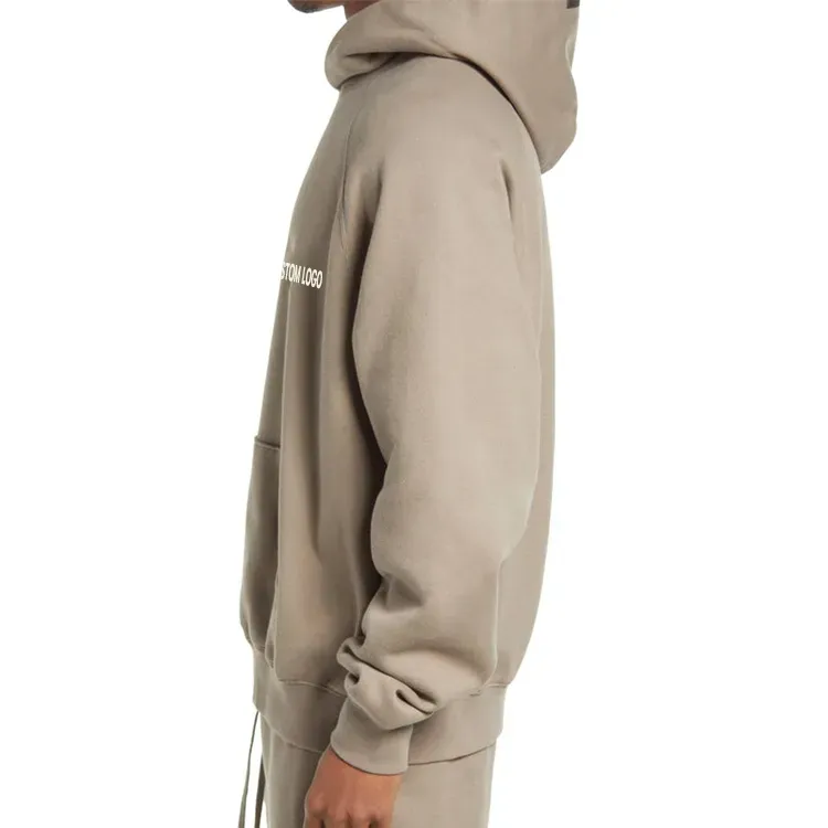 Heavyweight Cotton Pullover Sweatshirt Detail 2