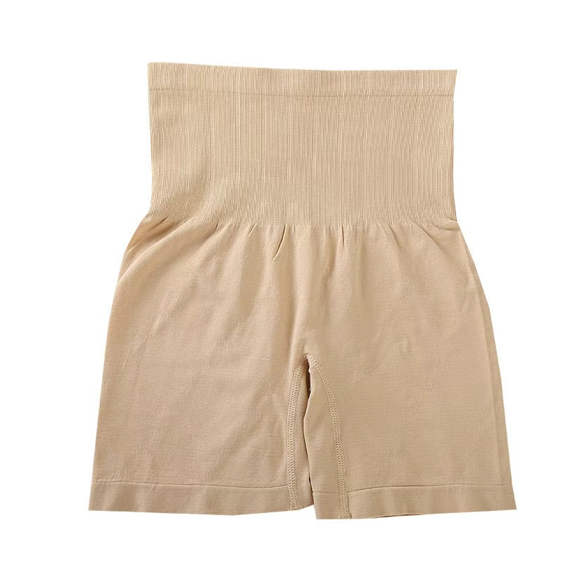 4812# High-Waist Sports Flat-Leg Pants Ladies' Underwear Seamless Panties Brief Thin Shapewear
