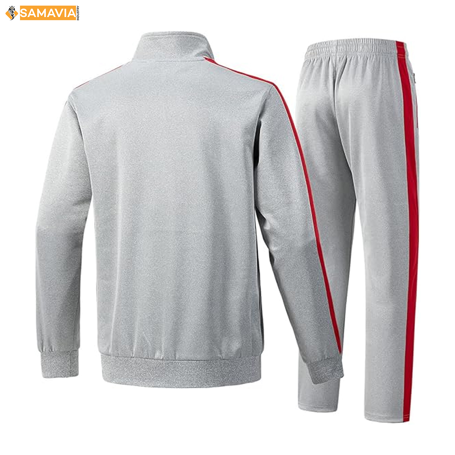 Breathable Solid Fleece Full Sleeve Summer Tracksuit Set Men Women 100% Polyester Regular Fit Samavia Industry 220g 2 1 Design