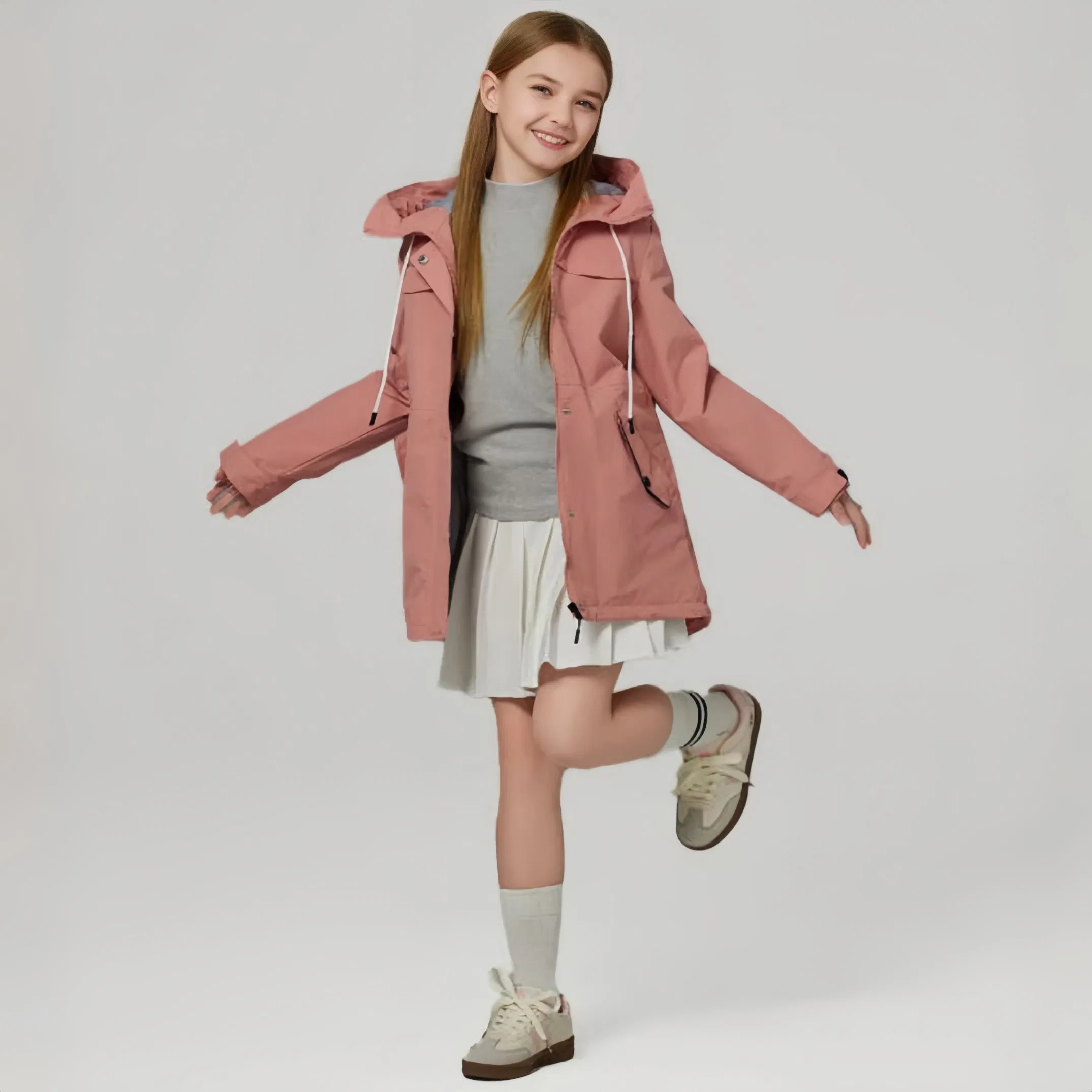 Custom Logo Children Windbreaker Waterproof Casual Kids Outerwear for Daily Activity