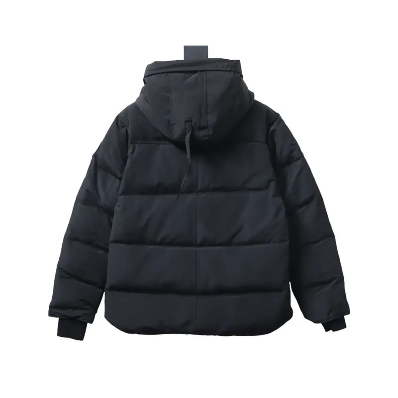 Factory Warm Quilted Down Jacket Adjustable Drawstring Hood Zipper Closure Windproof Winter Outerwear