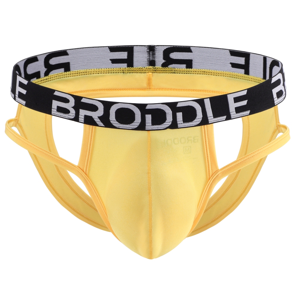 Men's Erotic Thong Seamless Sheer Dual Strap Jockstrap Comfort Fit-Minimalist Sexy Underwear Cutout Design Soft Breathable