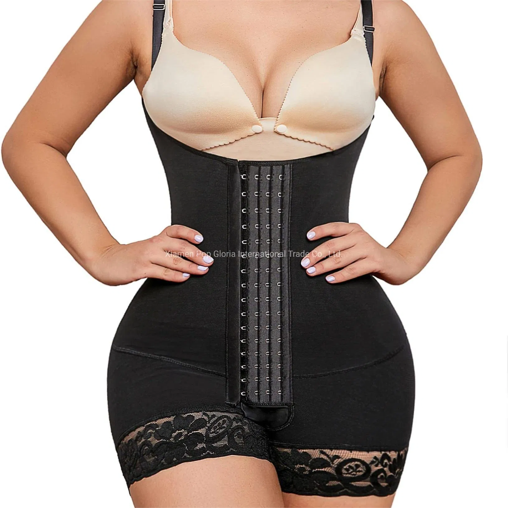 Intiflower Fajas High Compression Women Full Body Tummy Control Butt Lifter Shapewear