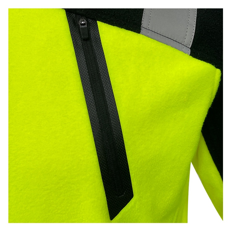 Hivis Fleece Jacket Reflective Safety Clothing High Visibility Workwear