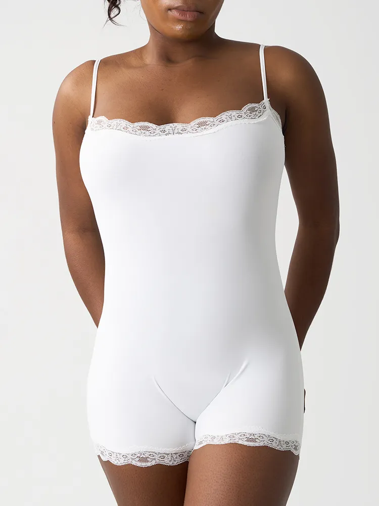Lace Bodysuit Shapewear Flat Seams Highlight