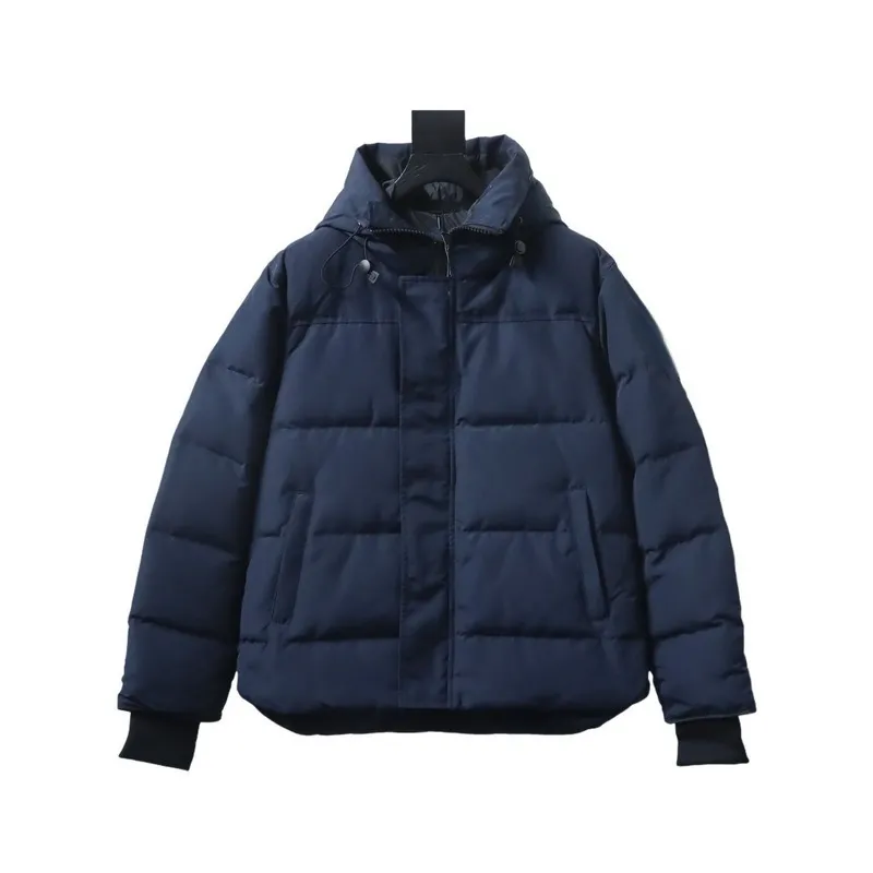 Factory Warm Quilted Down Jacket Adjustable Drawstring Hood Zipper Closure Windproof Winter Outerwear
