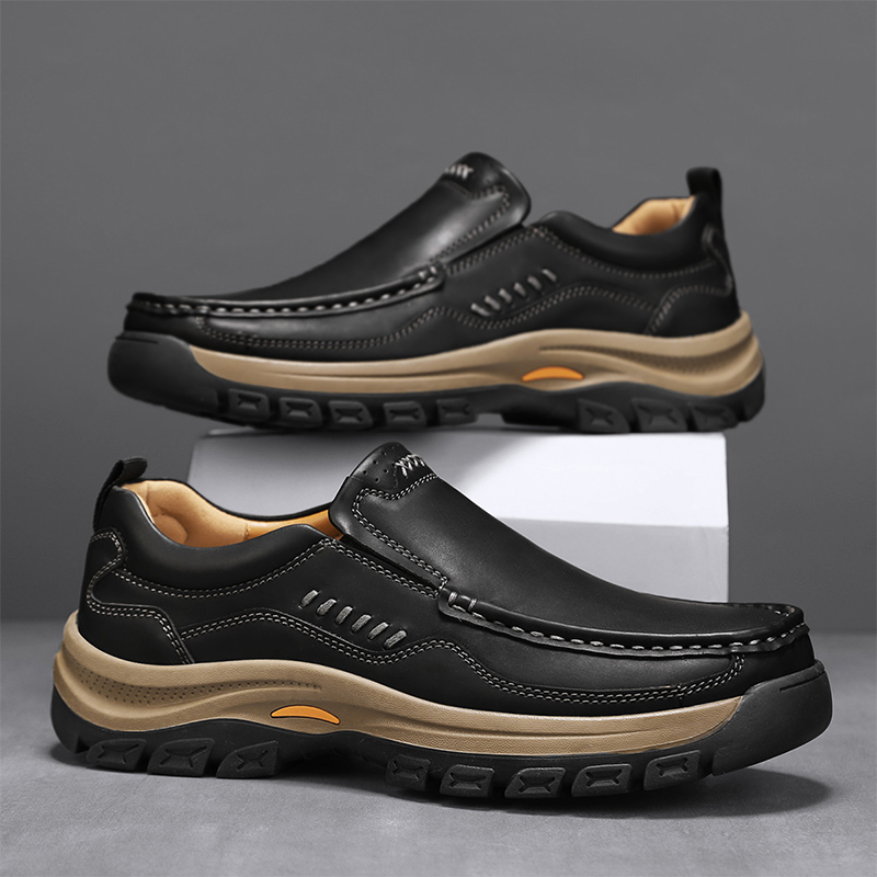 Mens Slip on Casual Shoes Lightweight Breathable Comfortable Durable Big Size New Fashion Casual Loafers
