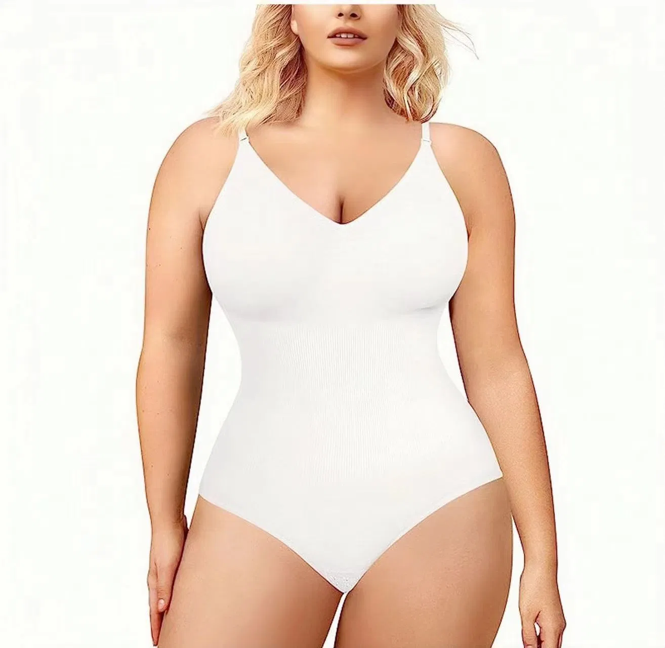 Seamless Postpartum Shapewear Nylon Spandex Highly Stretchy Waist Cinching Lifted Hip Contour
